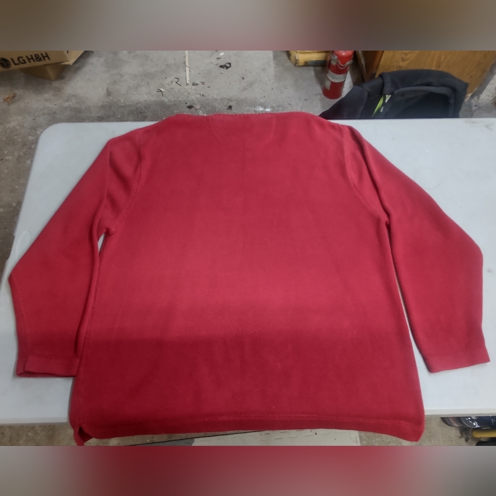 Eddie Bauer Crew Neck Sweater - Men's XXL - Red - 1990s VTG - Picture 5 of 5